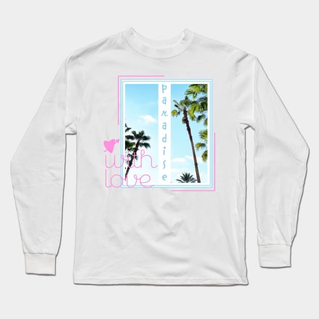 Island Vibes Long Sleeve T-Shirt by Alaynsia Designs